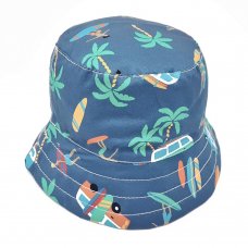 0356: Baby Boys Holiday/ Transport Bucket Hat (3-12 Months)